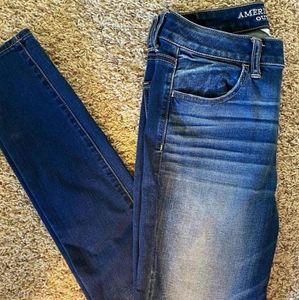 American Eagle High Rise Jeggings 8 XTRA LONG